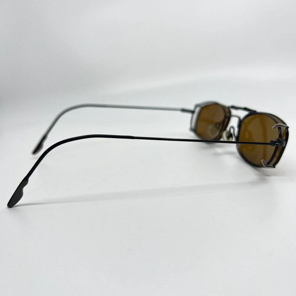 Calvin Klein 145‎ 568 Eyeglasses FRAME Clip On Sungglasses Italy H8809